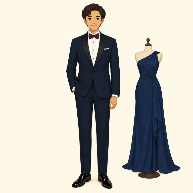 formalwear（礼装・名詞）の覚え方イラスト — formal「正式な」＋ wear「衣類」で、式典など正式な場の服装です