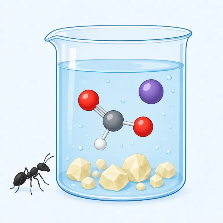 formate（ギ酸塩・名詞）の覚え方イラスト — 化学の `-ate` は `nitrate` や `sulfate` のように、酸に対応する塩・イオンの名前でよく出ます