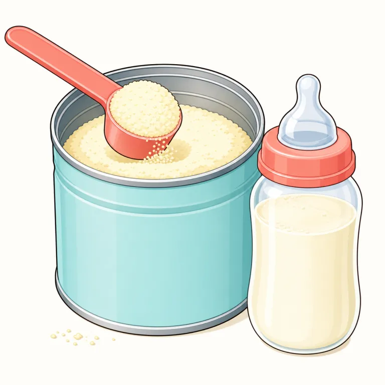 formula（粉ミルク・noun）の覚え方イラスト