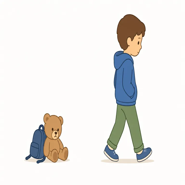 forsake（見捨てる・動詞）の覚え方イラスト — この forsake は「見捨てる」という重い意味で覚えます