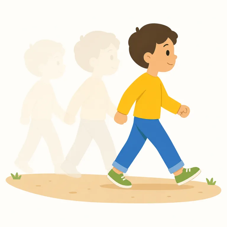 forward（前へ・副詞）の覚え方イラスト — forward は fore「前」+ -ward「〜の方向へ」で、「前という方向へ」と捉えると副詞の感覚がつかみやすい語です