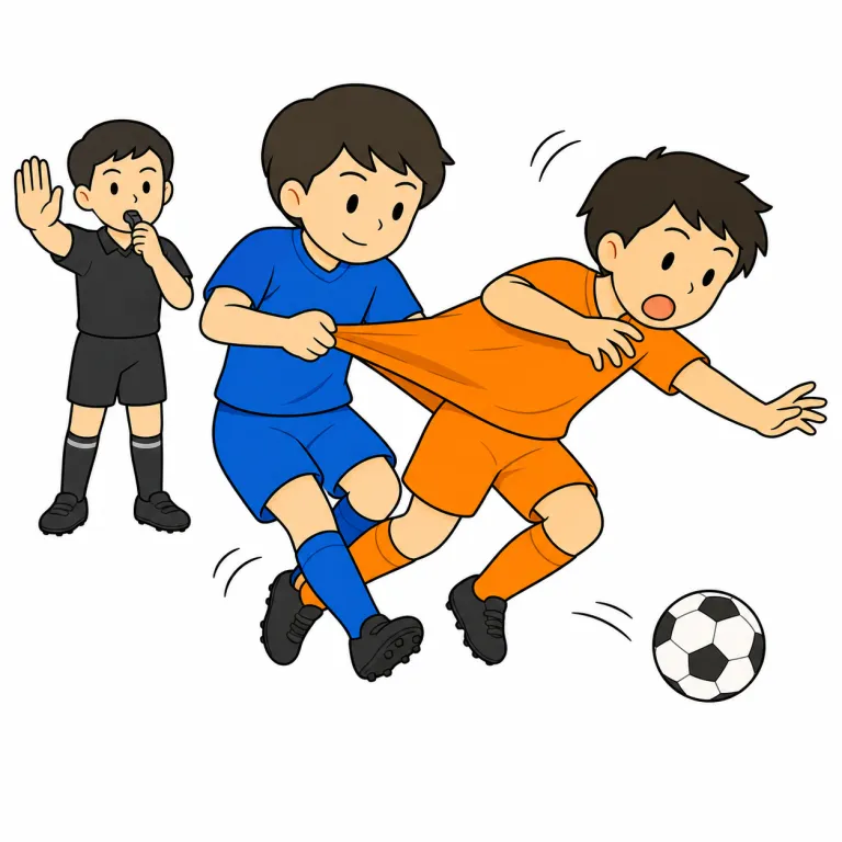 foul（反則の、不正な・adjective）の覚え方イラスト