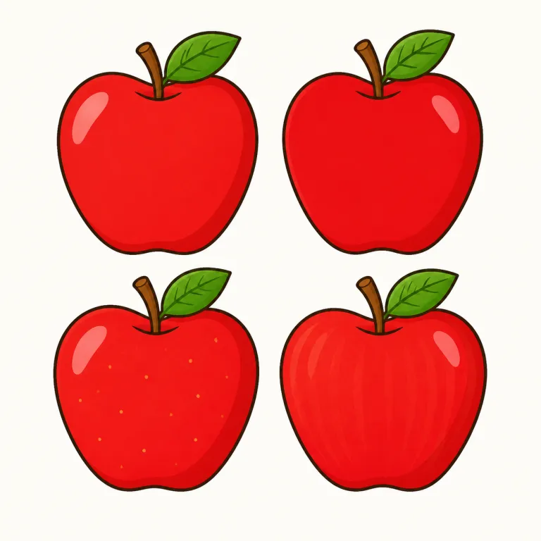 four（4・名詞）の覚え方イラスト — one, two, three の次に来る基本の数として、まず並びで固定すると覚えやすい語です