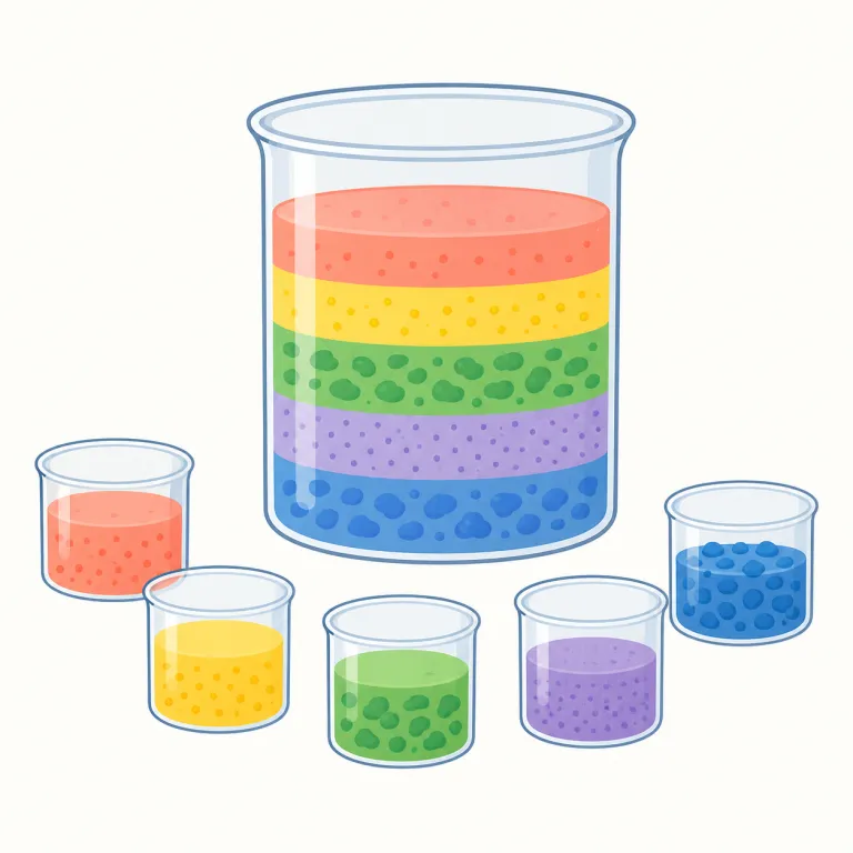 fractionated（分画された・形容詞）の覚え方イラスト — fractionated は fraction を知っていると覚えやすい語です