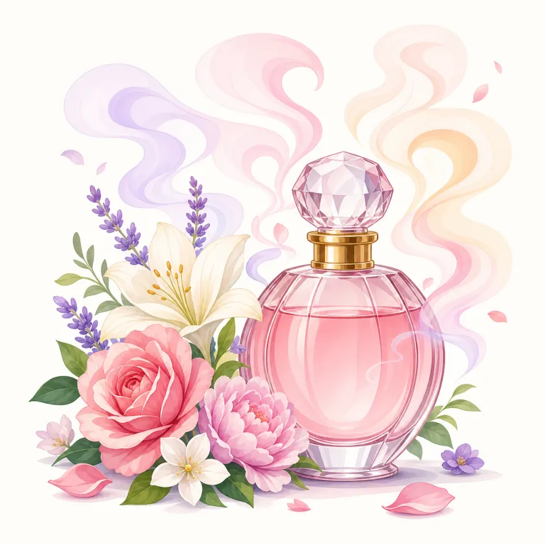 fragrance（香り・名詞）の覚え方イラスト — まず形で覚えると残りやすい語です