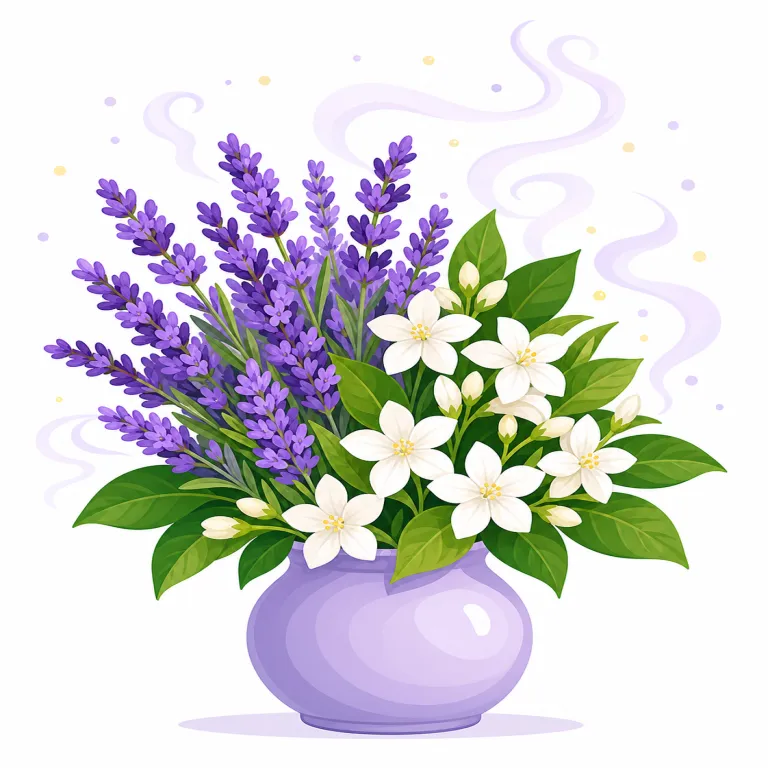 fragrant（良い香りがする・形容詞）の覚え方イラスト