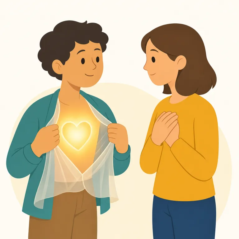 frankness（率直さ・名詞）の覚え方イラスト — frank を知っていれば、その名詞形が frankness