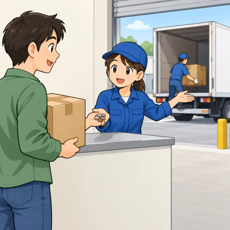 freight（運送料・noun）の覚え方イラスト