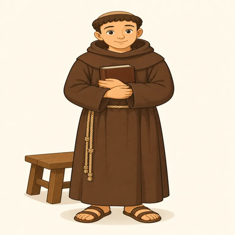 friar（修道士・名詞）の覚え方イラスト — friar は monk や priest と並べて覚えると定着しやすい語です