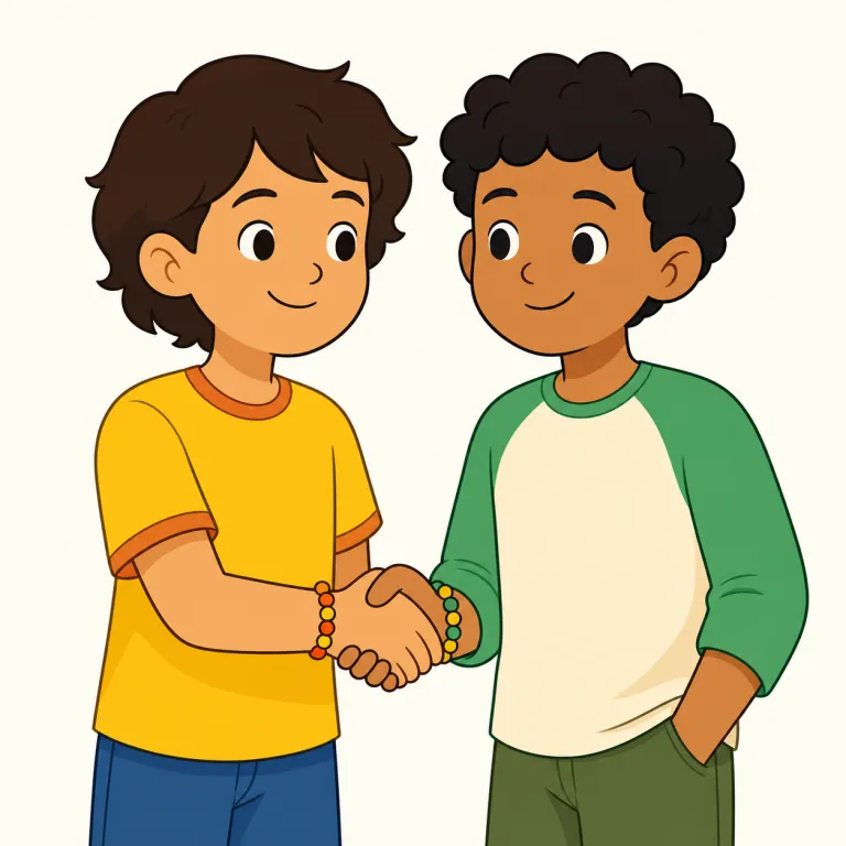 friendedの覚え方イラスト