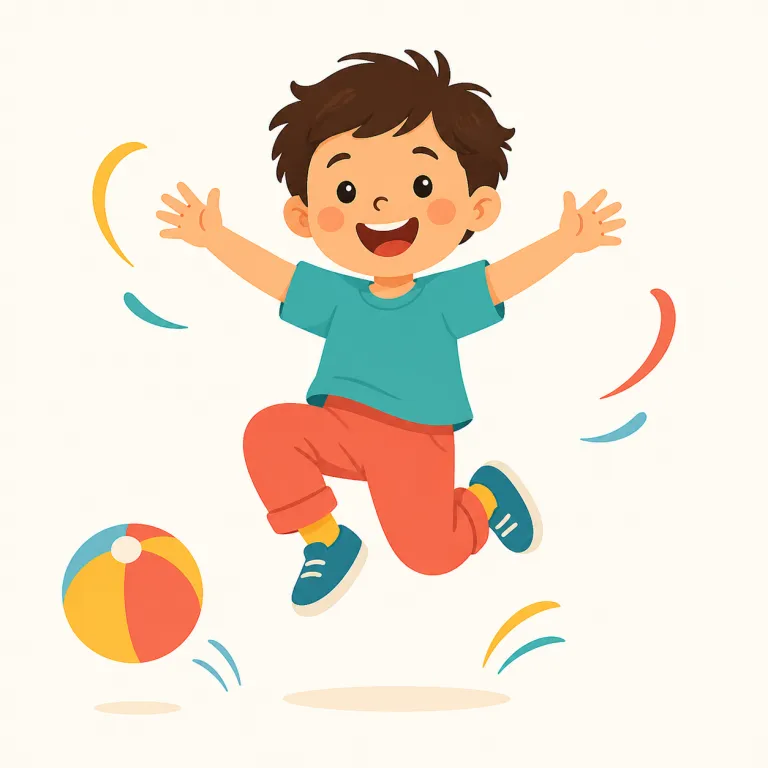 frisky（はしゃいだ・形容詞）の覚え方イラスト — frisky は『落ち着いて静かな』の反対で、子犬や子猫がじゃれ回るように、元気が体の動きとして外にあふれる感じで覚えると残りやすいです