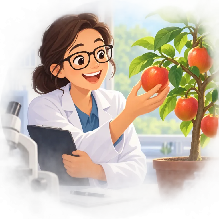 fruit（成果・noun）の覚え方イラスト