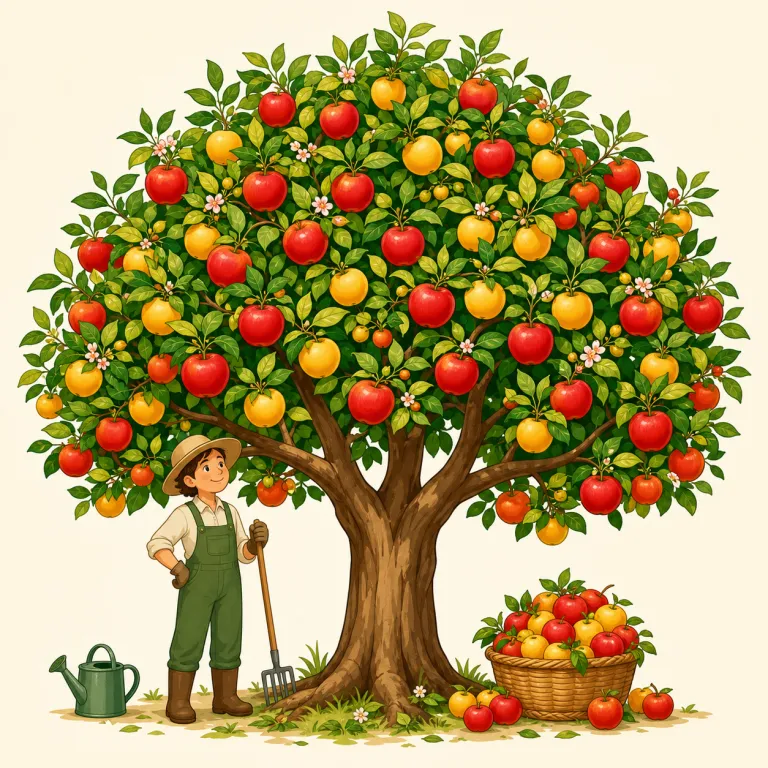 fruitful（実のある・形容詞）の覚え方イラスト