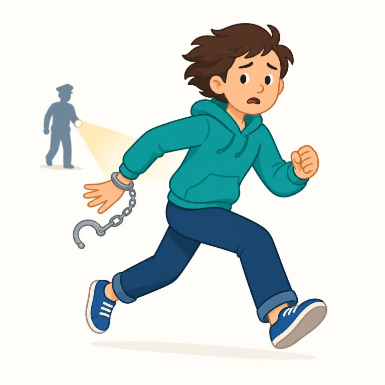 fugitiveの覚え方イラスト