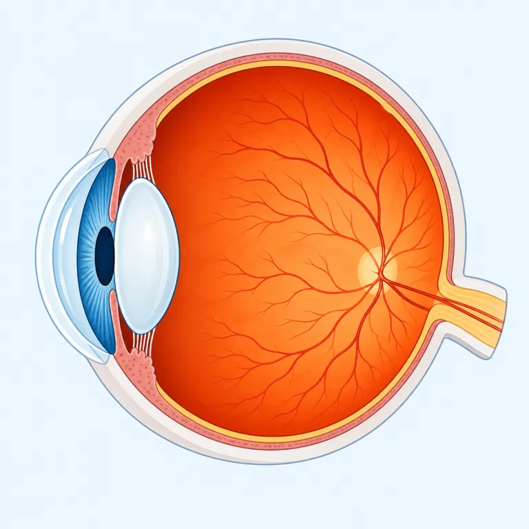 fundus（眼底・名詞）の覚え方イラスト — fundus は単独で覚えるより、foundation・fundamental のような「土台／いちばん下」を連想できる基本語とセットにすると残りやすいです