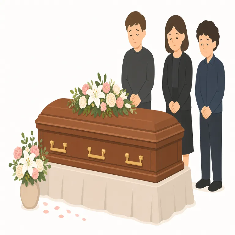funeralの覚え方イラスト