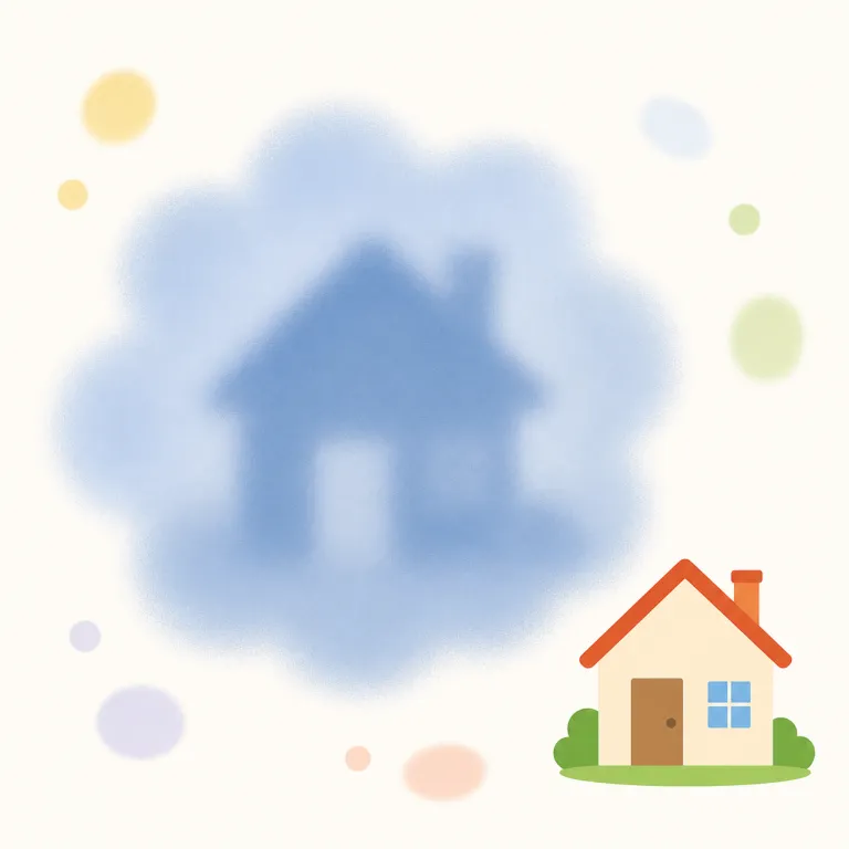 fuzziness（あいまいさ・名詞）の覚え方イラスト — fuzzy を知っていれば覚えやすい語