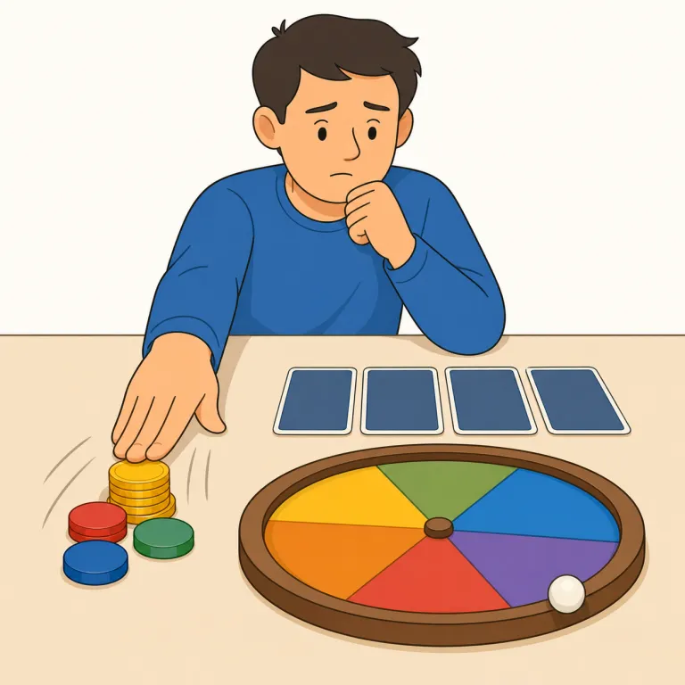 gambling（ギャンブル・名詞）の覚え方イラスト — gamble が「賭ける」、-ing で行為そのものを表すので、まず「賭けという活動全体」と捉えると覚えやすい
