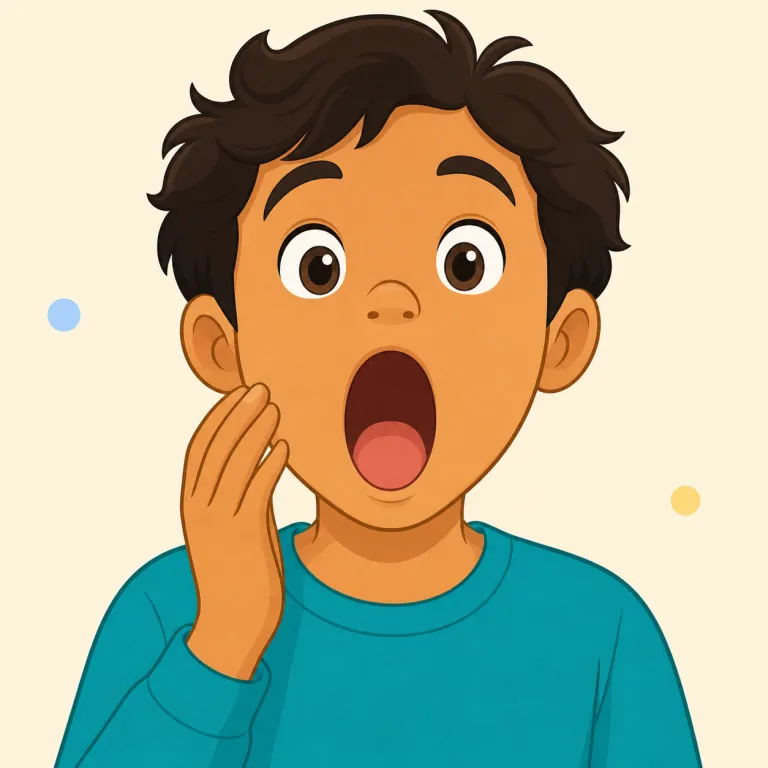 gape（口を開ける・名詞）の覚え方イラスト — gape at ...（…を口を開けて見つめる）が基本構文