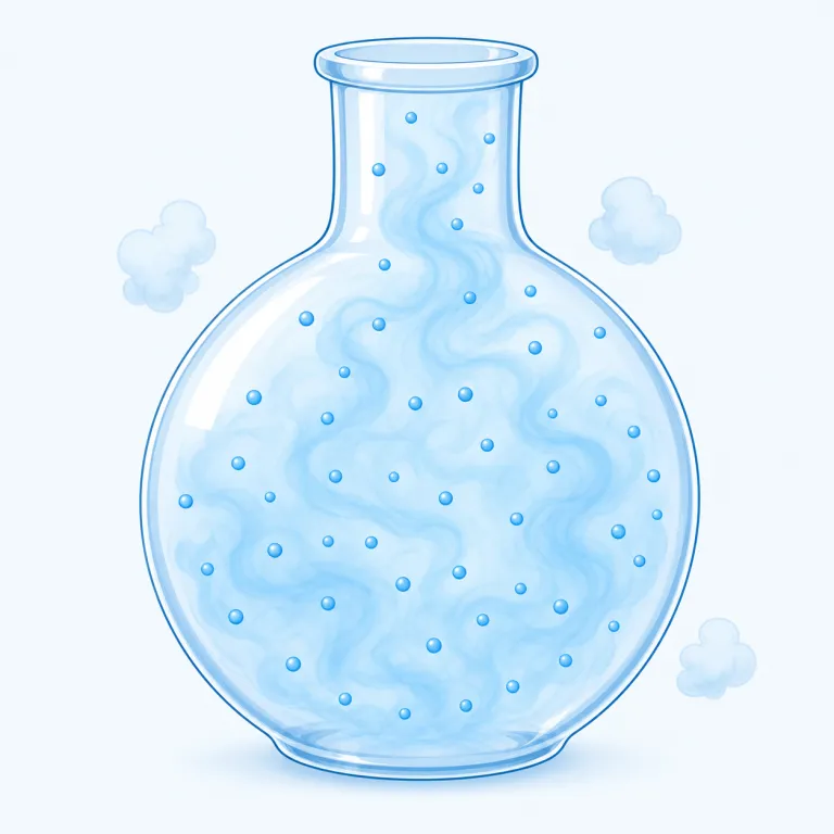 gaseous（ガス状の・形容詞）の覚え方イラスト — gas がそのまま核