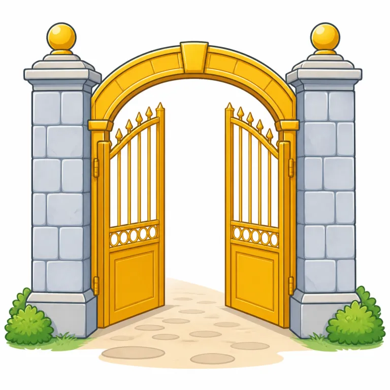 gateway（門・noun）の覚え方イラスト