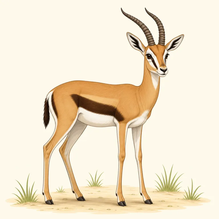gazelle（ガゼル・名詞）の覚え方イラスト — gazelle は単独で丸暗記するより、deer や antelope の仲間として整理すると残りやすい語です