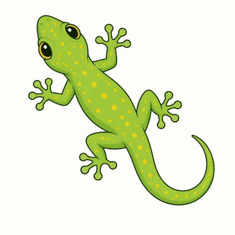 gekko（ヤモリ・名詞）の覚え方イラスト — まず基本形の gecko を知っているなら、gekko は「c が k に替わった別綴り」として覚えるのが最短です