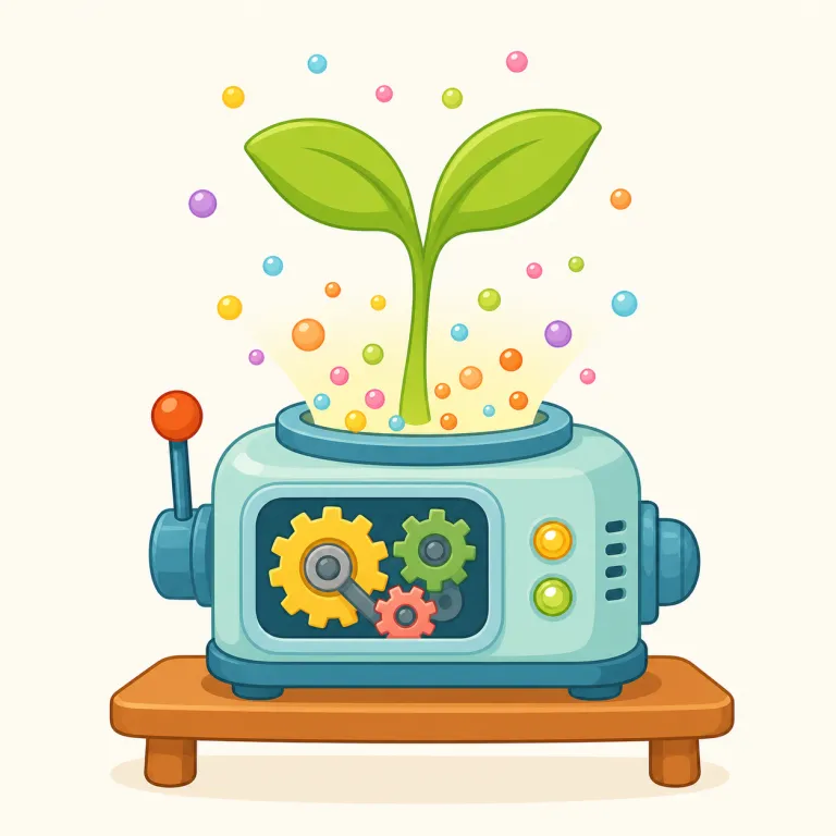 generate（生み出す・動詞）の覚え方イラスト — generate は generation, generator とまとめて覚えると定着しやすい語です