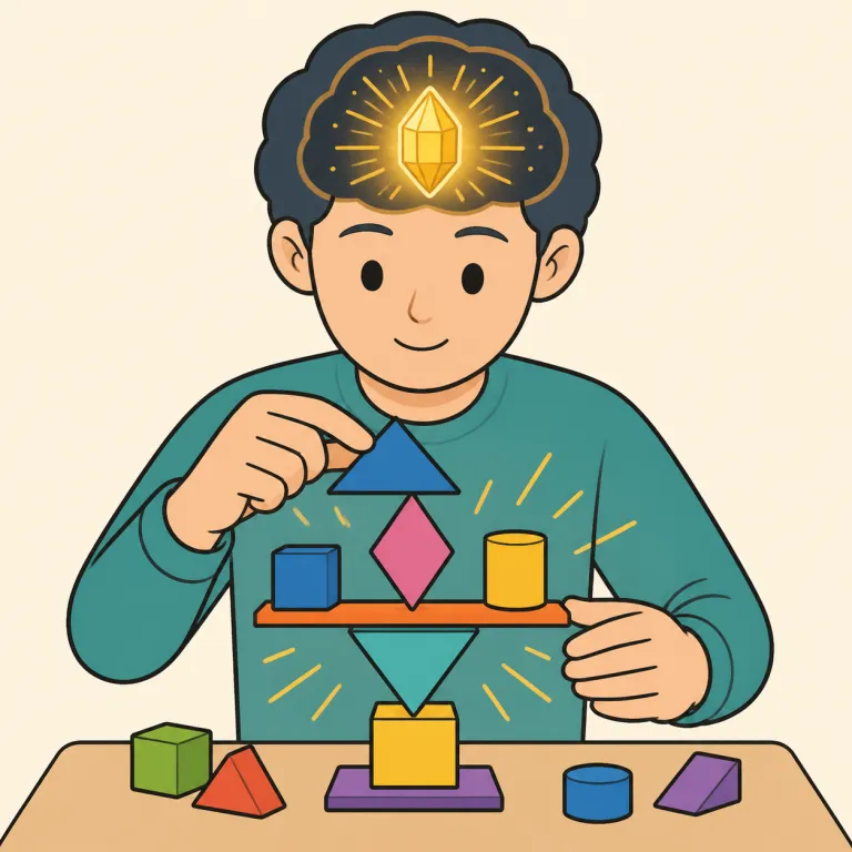 genius（才能・noun）の覚え方イラスト