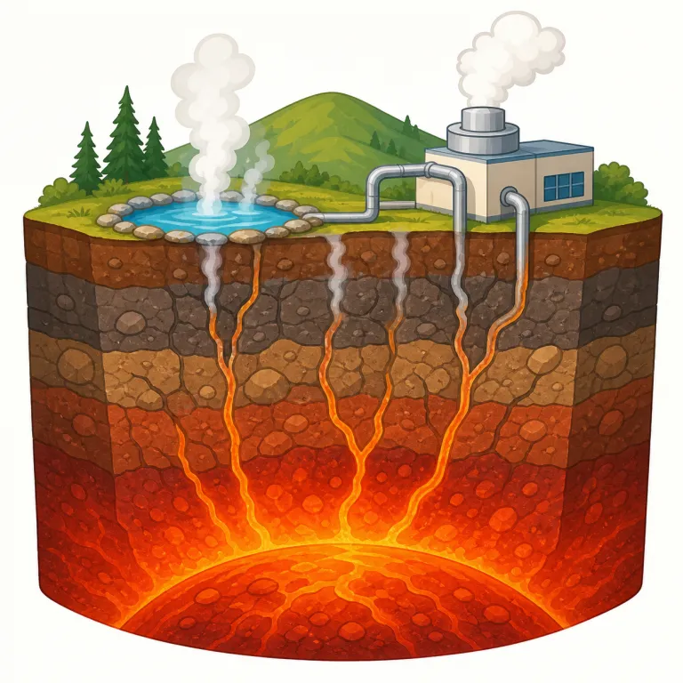 geothermalの覚え方イラスト