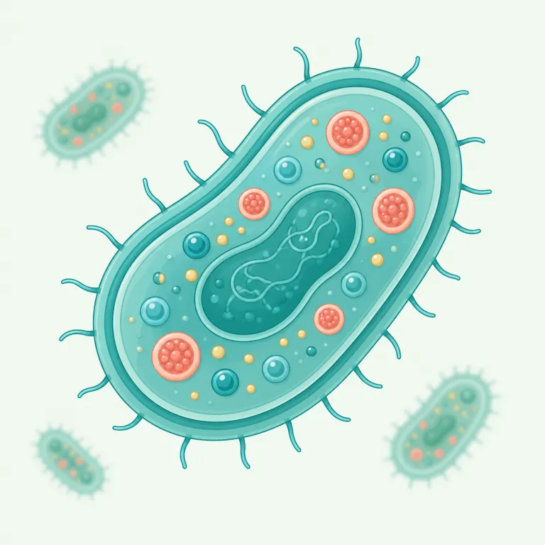 germ（細菌・名詞）の覚え方イラスト — 日常英語では bacteria より広く、病気を起こす微小なものをまとめて germ と呼ぶ