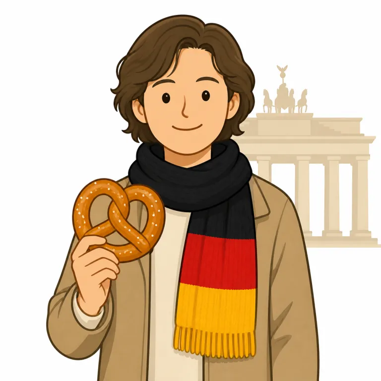 german（ドイツ人・noun）の覚え方イラスト