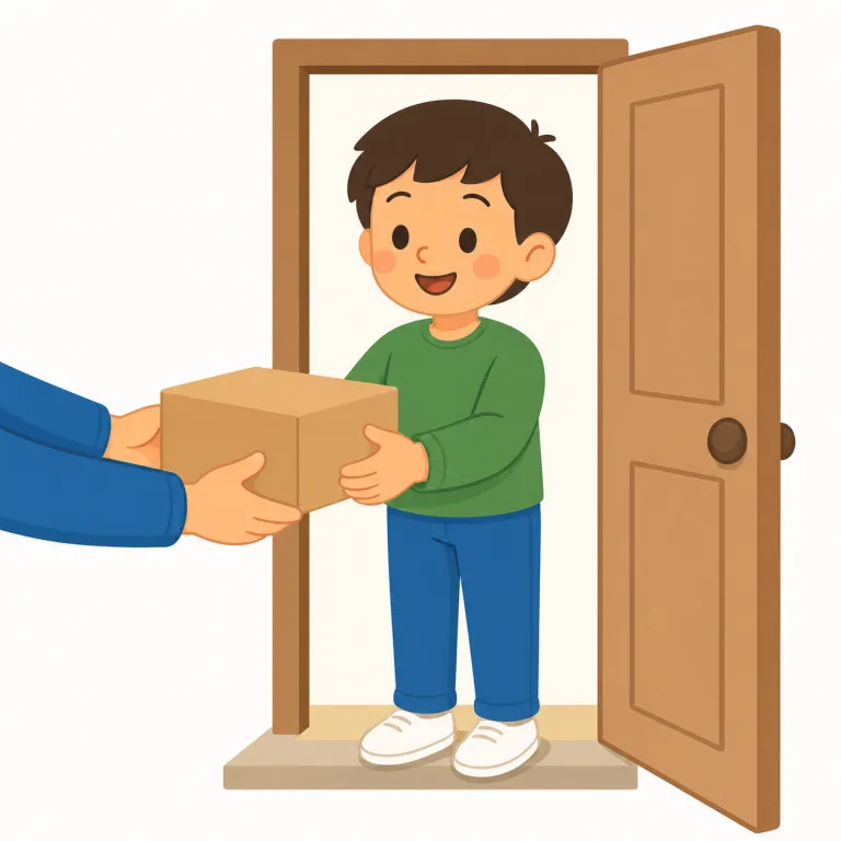 get（得る、受け取る、（場所に）着く、〜になる・動詞）の覚え方イラスト — get は「何かが自分のところに入る・自分が新しい状態に入る」が芯だと覚えると整理しやすい語です