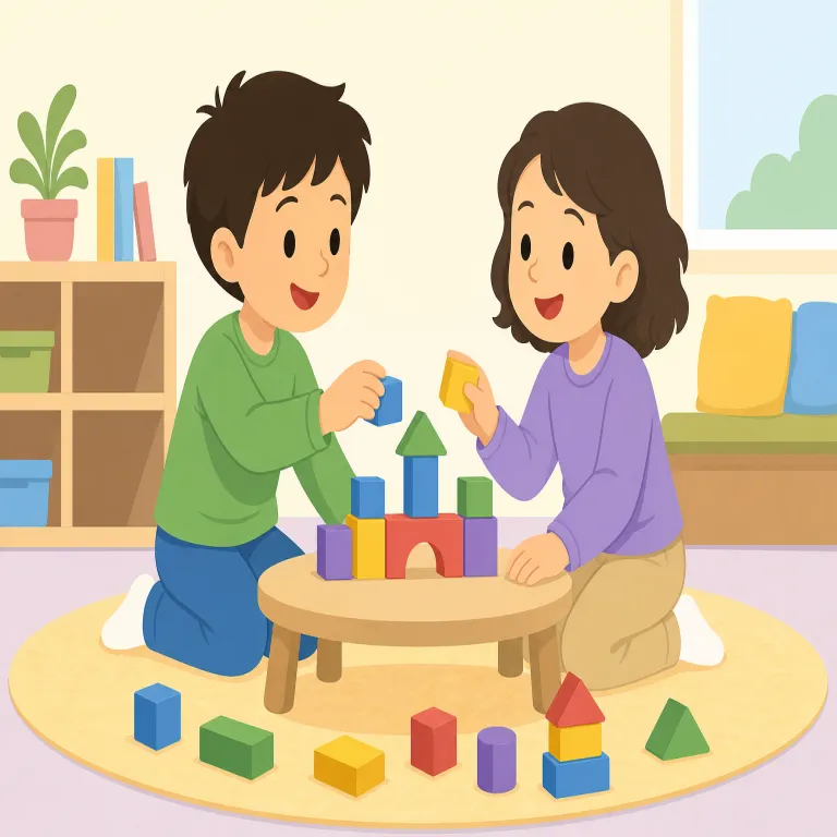 get along with（仲良くする・句動詞）の覚え方イラスト — まず with があるので「相手との関係」を表す表現だと押さえる