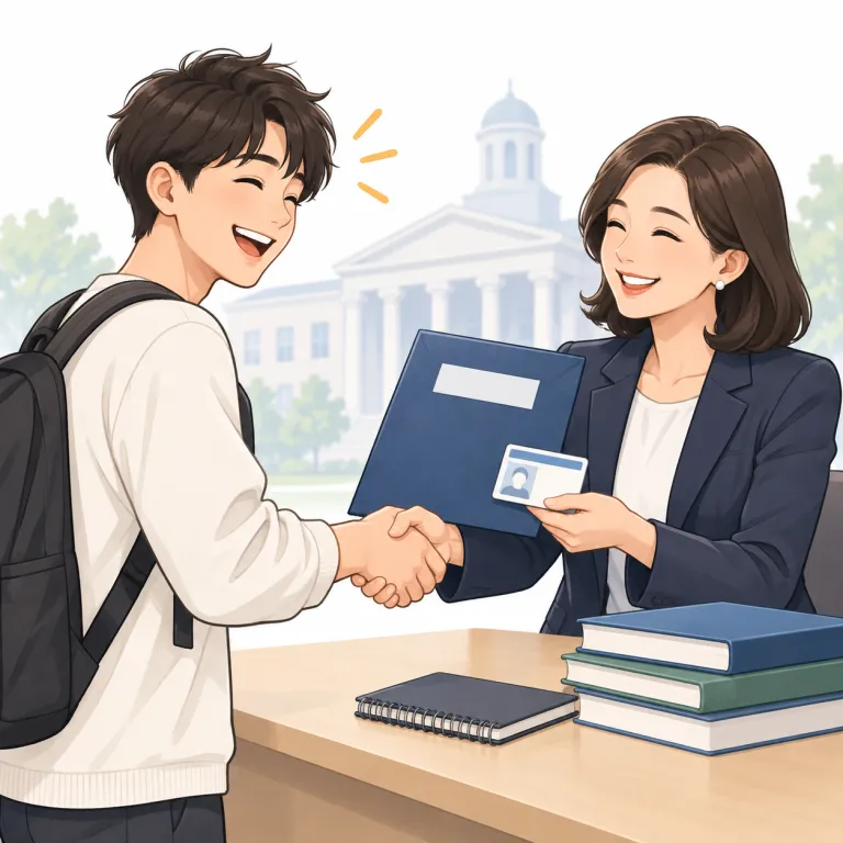 get into（入学する・phrasal_verb）の覚え方イラスト
