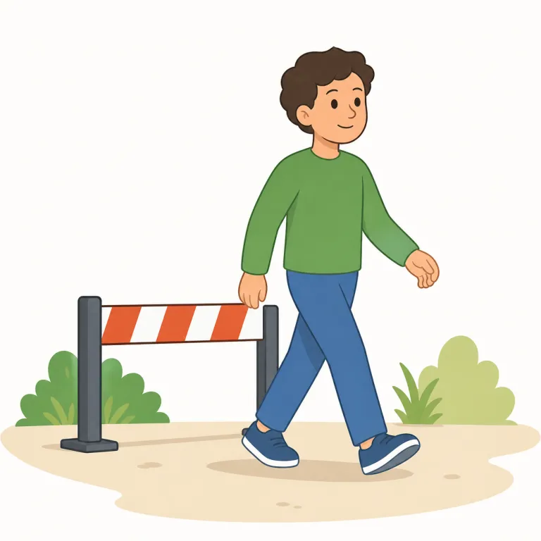 get past（乗り越える・句動詞）の覚え方イラスト — このエントリでは、get past を物理的に「通り過ぎる」意味ではなく、問題・不安・悲しみなどを越えて前へ進む意味で覚えます