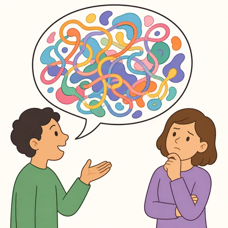 gibberish（無意味な言葉・名詞）の覚え方イラスト