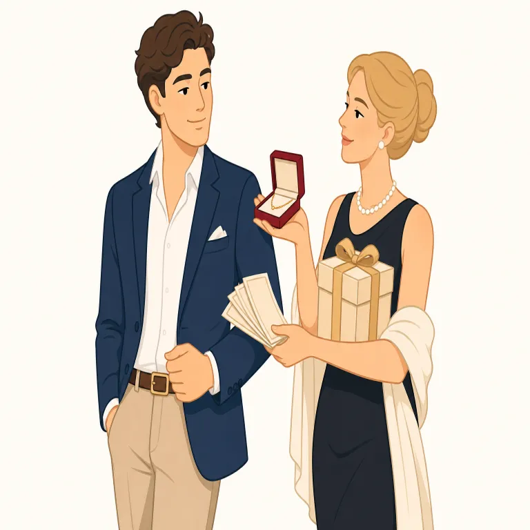 gigolo（ジゴロ・名詞）の覚え方イラスト — 日本語の「ジゴロ」とほぼ同じ音なので、まず音で固定する