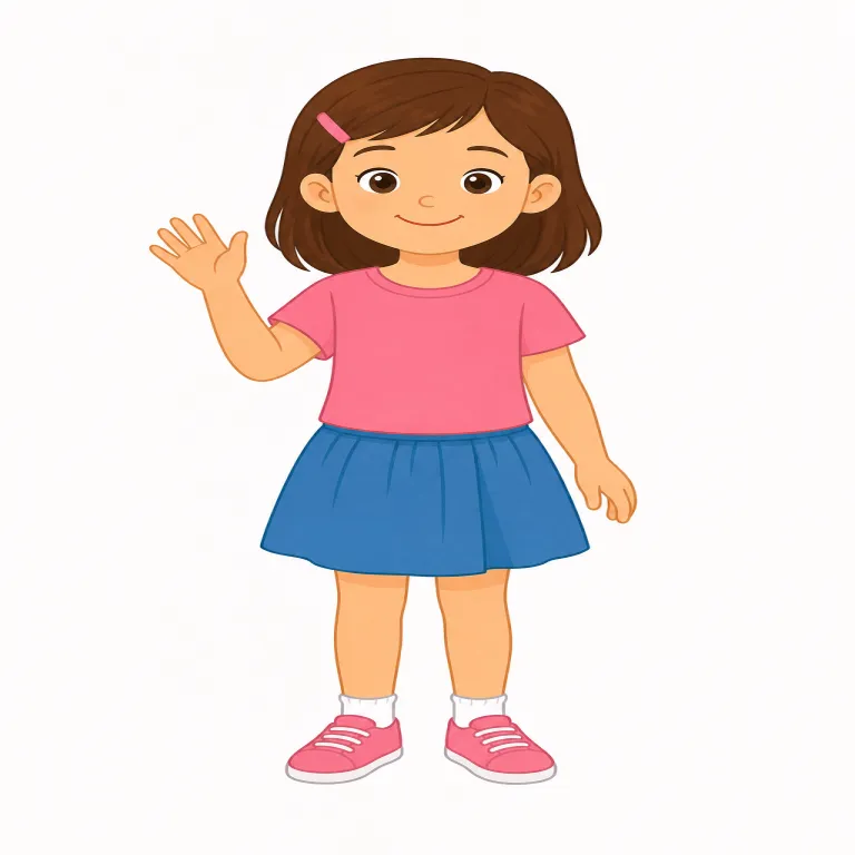 girl（女の子・名詞）の覚え方イラスト — このエントリの girl は「少女」という基本義そのものではなく、会話でやわらかく「女の子」「若い女性」と呼ぶ感じを意識して覚えるとよいです