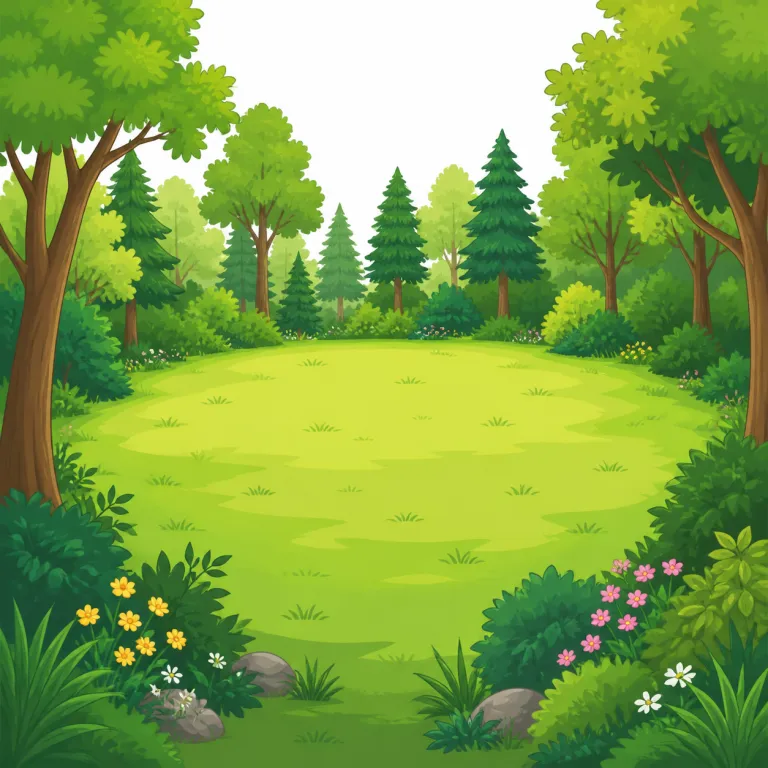 glade（空き地・名詞）の覚え方イラスト — glade は glad を見たら思い出しやすい語です