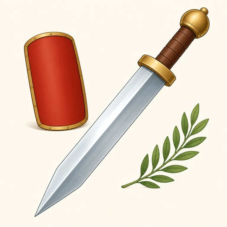 gladius（古代ローマの剣・名詞）の覚え方イラスト — gladiator を知っていれば一気に覚えやすい語