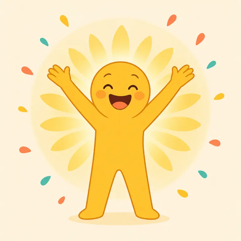 gladness（嬉しさ・名詞）の覚え方イラスト — まず glad を「うれしい」という基本形で固定し、-ness が付くと「その状態・性質」という名詞になる型で覚える