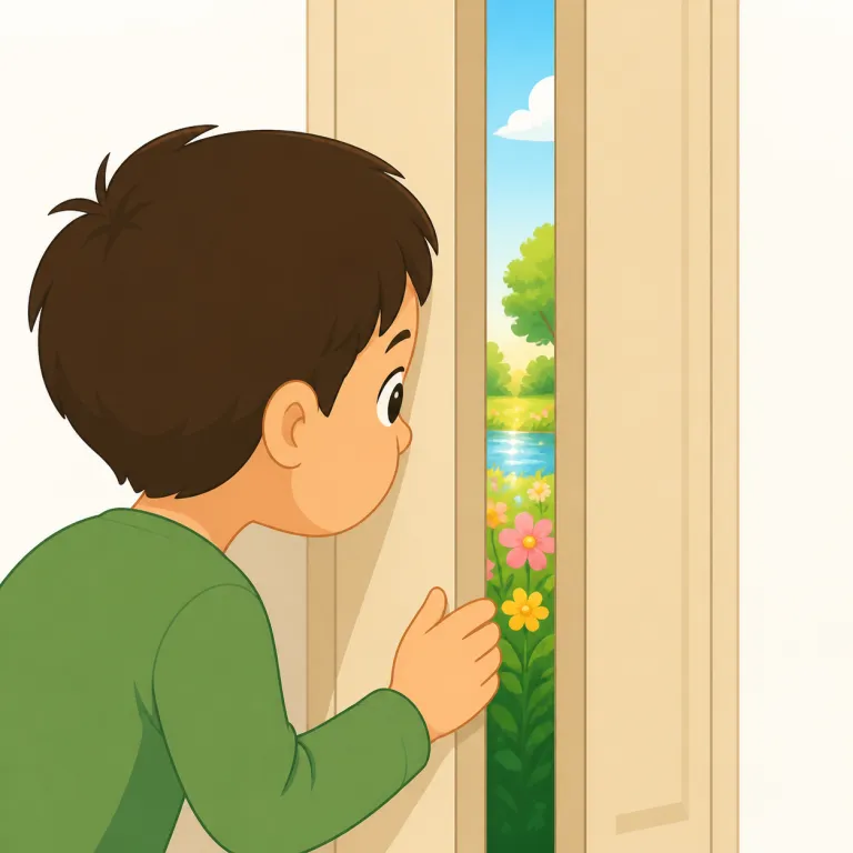 glimpse（一瞥、ちらりと見ること・名詞）の覚え方イラスト — glimpse は「短く見えたもの」と覚えると定着しやすい