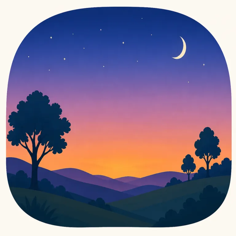 gloaming（黄昏・夕暮れ・名詞）の覚え方イラスト — glow「ぼんやり光る」を知っていると覚えやすい語