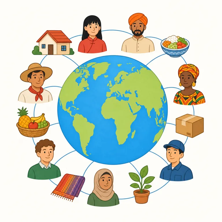 globalizationの覚え方イラスト