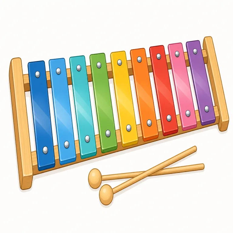 glockenspiel（鉄琴・名詞）の覚え方イラスト — glockenspiel は細かく分解して覚えるより、楽器名としてまとまりで固定するのが得策です