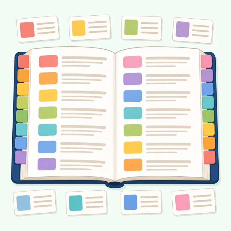glossary（用語集・名詞）の覚え方イラスト