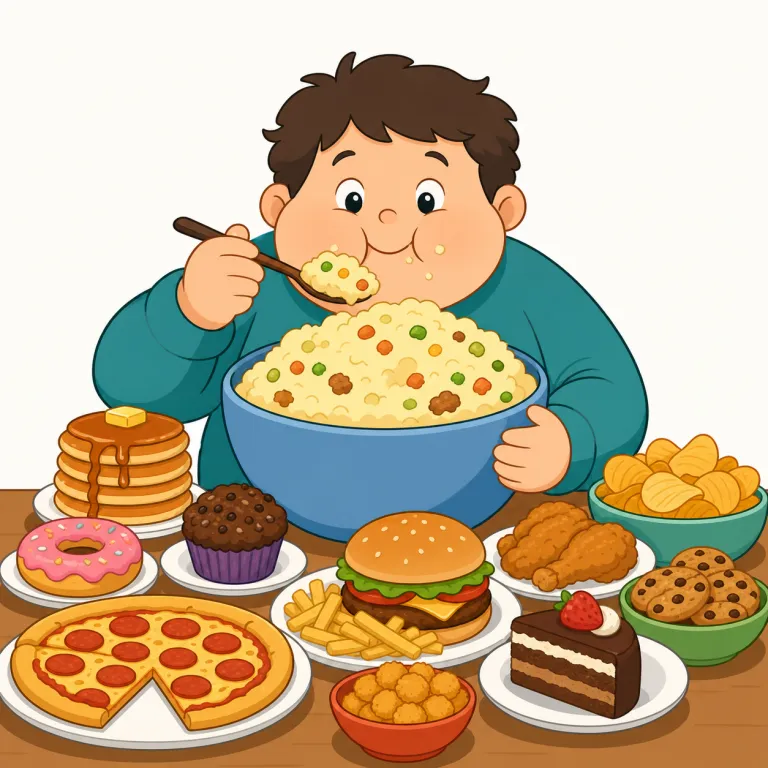 gluttonの覚え方イラスト