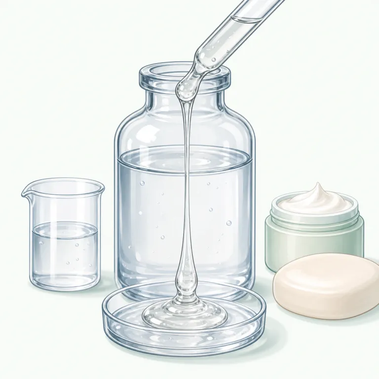glycerine（グリセリン・名詞）の覚え方イラスト — このエントリでは glycerine を、化粧品・医薬品・食品の成分名として出る「グリセリン」として覚えます