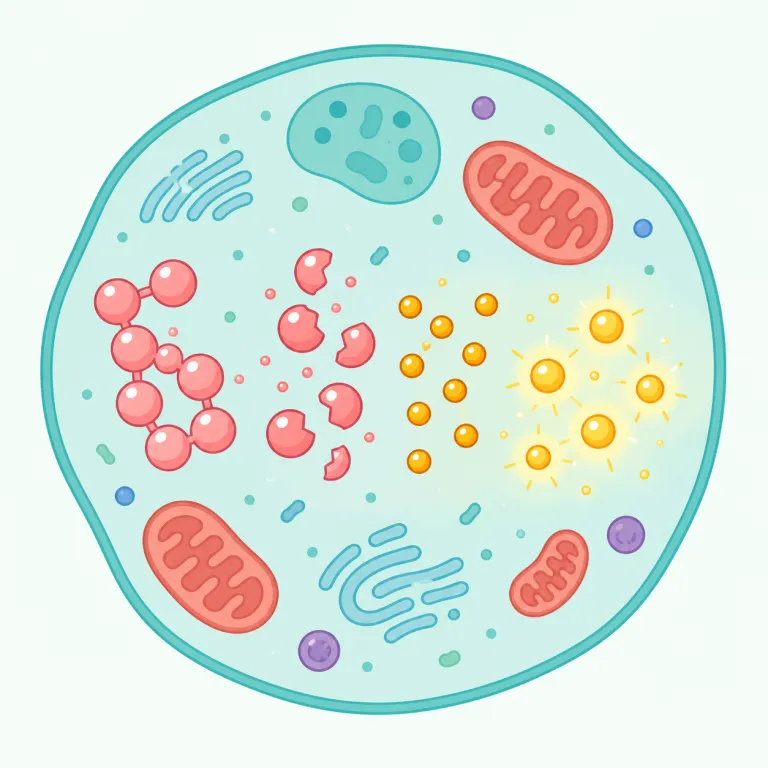 glycolytic（解糖の、解糖系の・形容詞）の覚え方イラスト — まず glycolysis（解糖）を知っていれば、その形容詞版が glycolytic だと押さえると早い